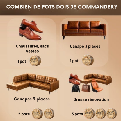 Baume réparateur pour cuir et bois