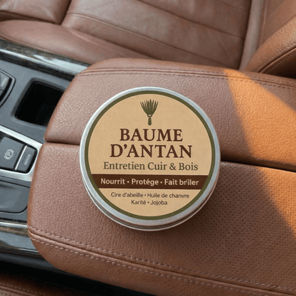 Baume réparateur pour siège en cuir