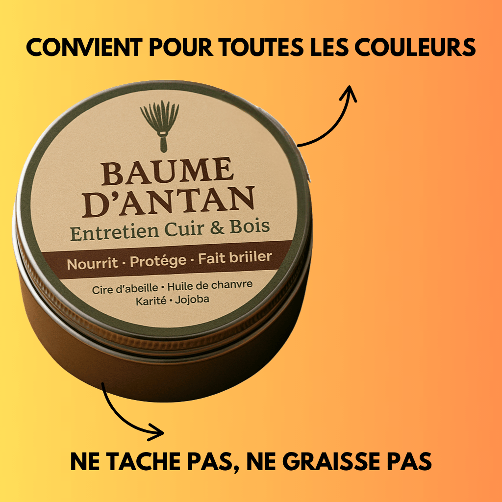 Baume réparateur pour cuir et bois