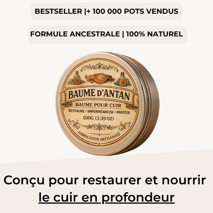 Baume réparateur pour cuir et bois